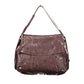 Brown Polyurethane Women Bag