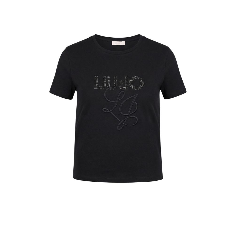 Black Cotton T-Shirt