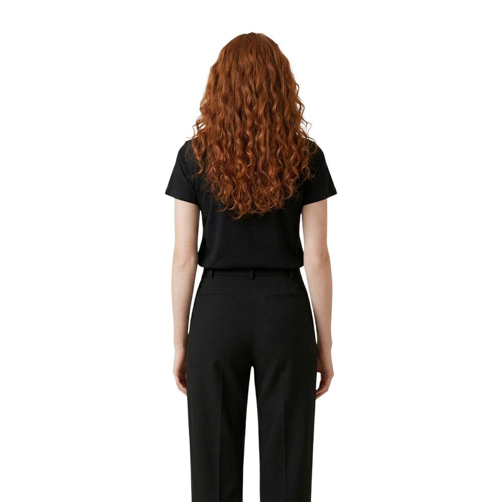 Black Cotton T-Shirt