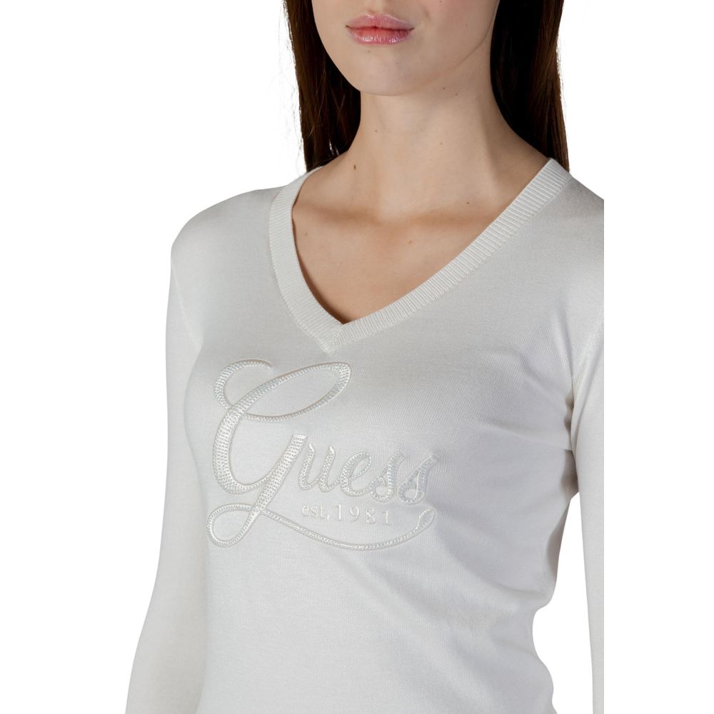 Cream Viscose Sweatshirt
