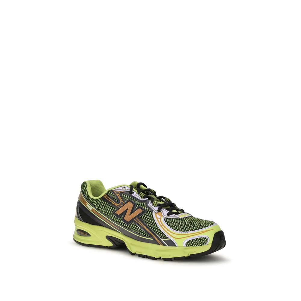 Bicolor Fabric Athletic Sneakers