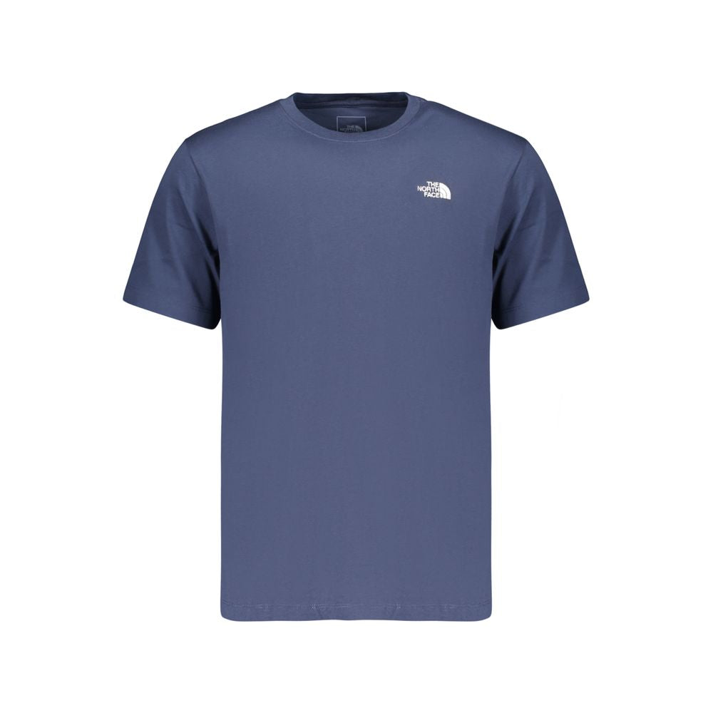 Blue Cotton Men's T-Shirt
