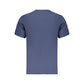 Blue Cotton Men's T-Shirt