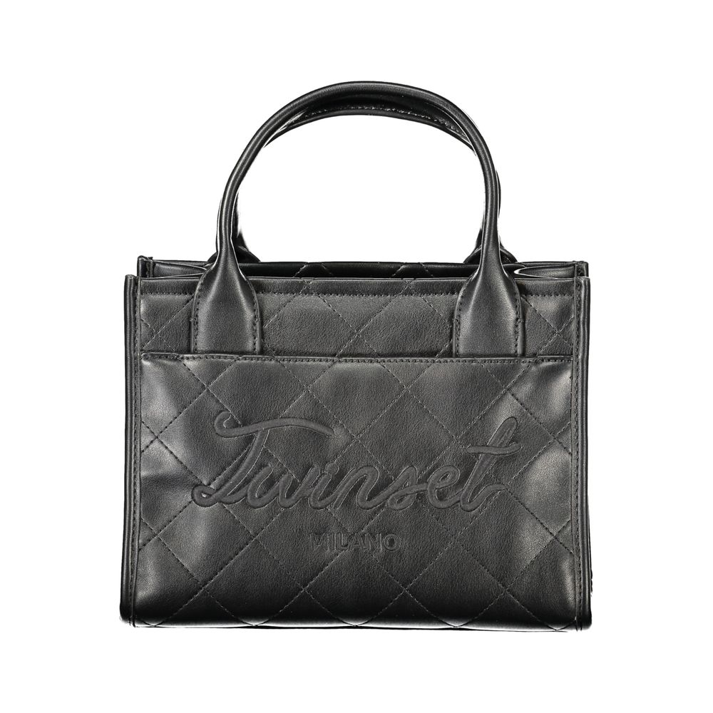 Black Polyurethane Women's Bag