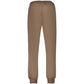 Brown Cotton Men's Trouser
