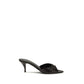Black Calf Leather Bos Taurus Sandals