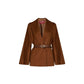 Brown Virgin Wool Jacket