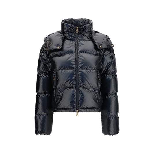 Black Nylon Full-Length Jacket