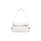 Cream Polyethylene Clutch Bag