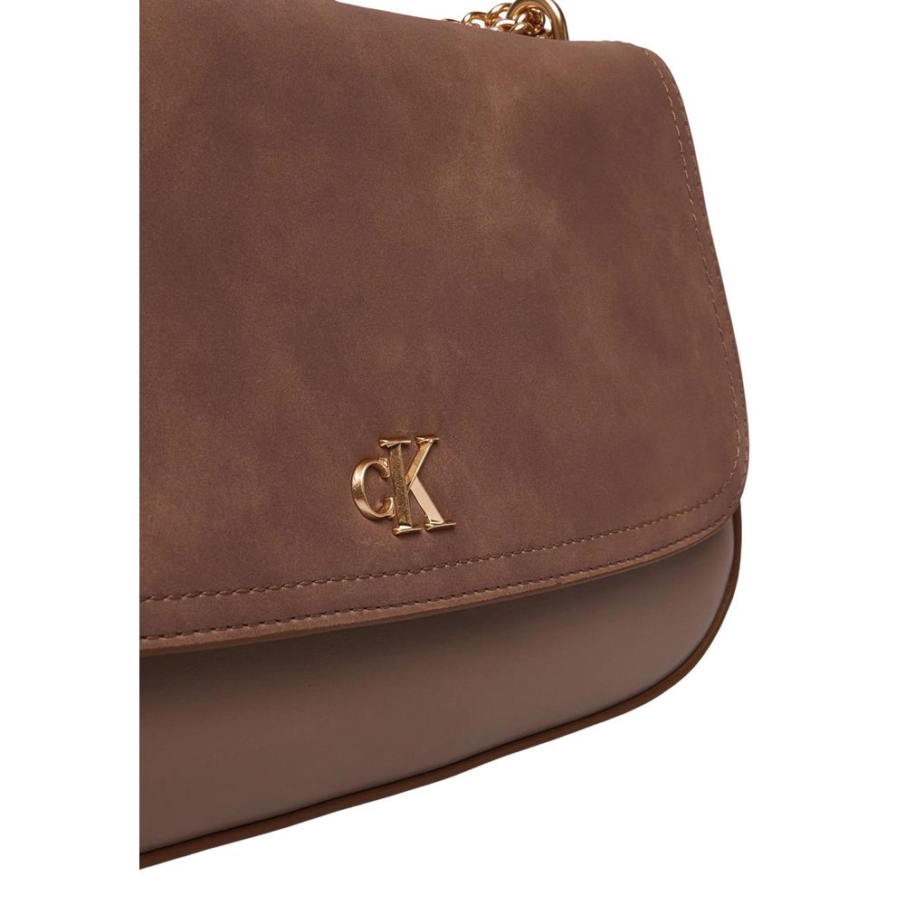 Beige Polyethylene Handbag