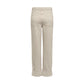 Beige Cotton Mom Jeans