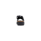 Black Leather Platform Sandals