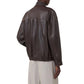 Brown Lamb Leather Leather Jacket