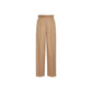 Brown Virgin Wool Casual Pants