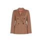 Brown Virgin Wool Blazer
