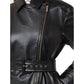 Black Lambskin Leather Jacket