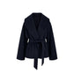 Blue Virgin Wool Coat