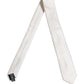 Men Off White Silk Woven Adjustable Tied Necktie Tie