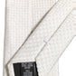 Men Off White Silk Woven Adjustable Tied Necktie Tie