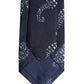 Dark Blue Silk Seahorse Print Adjustable Tied Necktie Tie