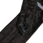 Black Silk Floral Jacquard Adjustable Tied Necktie Tie
