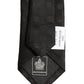 Black Polka Dot Jacquard Silk Adjustable Tied Necktie Tie
