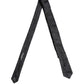 Men Black Floral Jacquard Adjustable Tied Necktie Tie