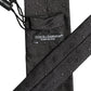 Men Black Polka Dot Silk Adjustable Tied Necktie Tie