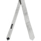 Men Light Gray Textured Silk Adjustable Tied Necktie Tie