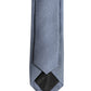 Men Light Blue Textured Silk Adjustable Tied Necktie Tie