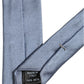 Men Light Blue Textured Silk Adjustable Tied Necktie Tie