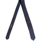 Men Dark Blue Textured Silk Adjustable Tied Necktie Tie