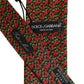 Multicolor Chili Peppers Silk Adjustable Tied Necktie Tie