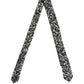 Black Musical Instrument Silk Adjustable Tied Necktie Tie