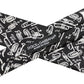 Black Musical Instrument Silk Adjustable Tied Necktie Tie