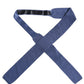 Men Blue Silk Knitted Skinny Adjustable Tied Necktie Tie
