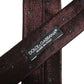 Men Burgundy Silk Paisley Adjustable Tied Necktie Tie