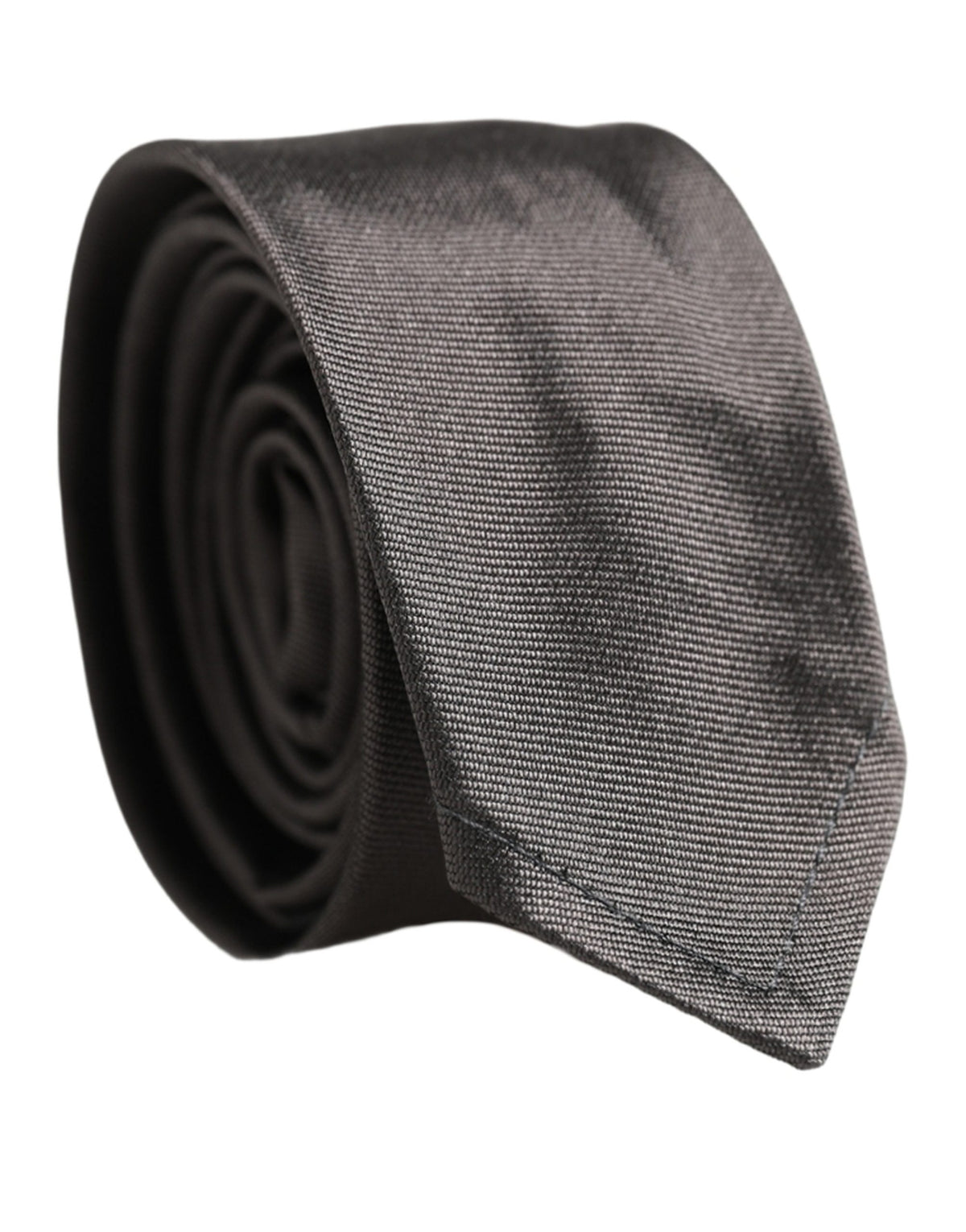 Black Woven 100% Silk Adjustable Necktie Accessory Tie