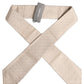 Beige Silk Textured Knit Adjustable Tied Men Necktie Tie