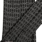 Dark Gray Silk DG Monogram Adjustable Tied Necktie Tie