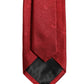 Red Silk Textured Pattern Adjustable Tied Men Necktie Tie