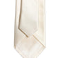 Cream Satin 100% Silk Adjustable Tied Men Necktie Tie