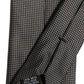 Black Silk Micro Polka Dot Adjustable Tied Necktie Tie