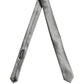 Gray Satin 100% Silk Adjustable Tied Men Necktie Tie