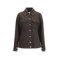 Brown Wool Oves Aries Full-Length Jacket