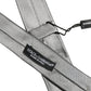Gray Satin 100% Silk Adjustable Tied Men Necktie Tie