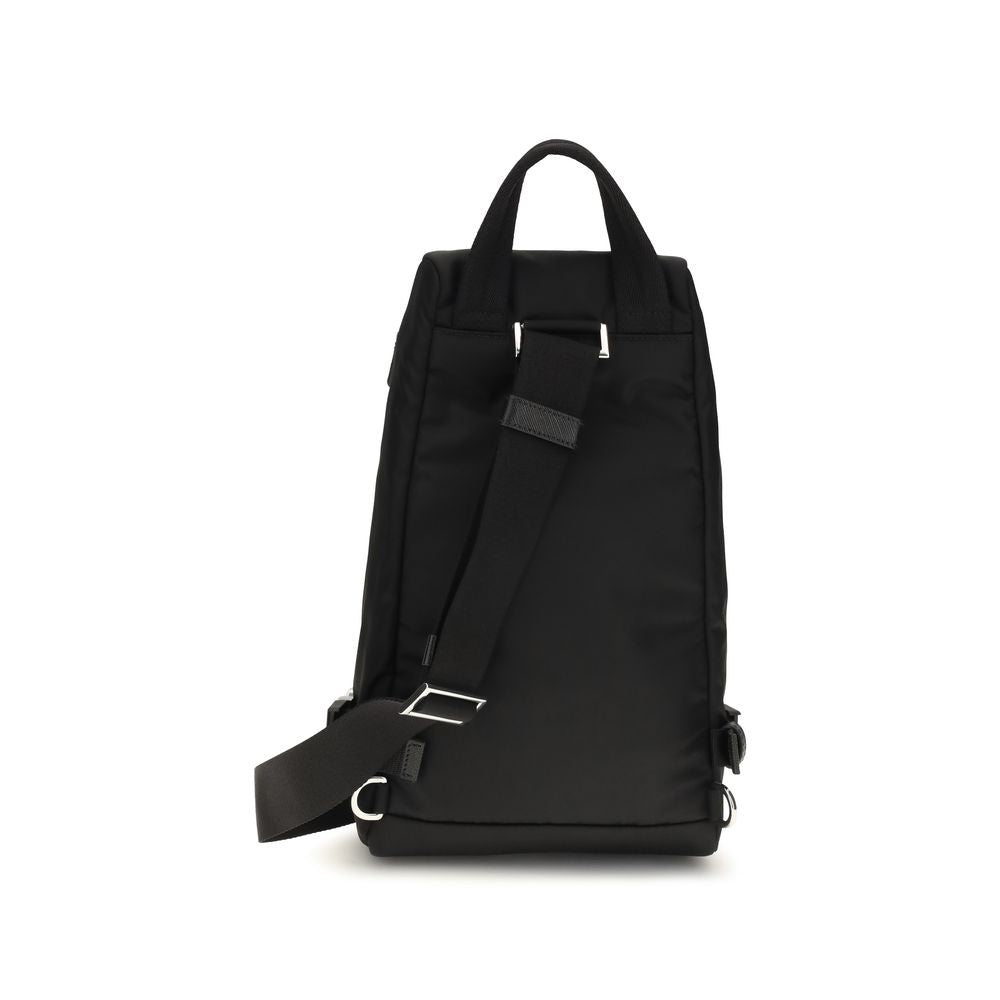 Black Nylon Backpack