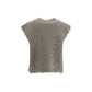 Beige Wool Oves Aries Sleeveles Sweater