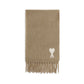 Beige Alpaca Vicugna Pacos Scarf