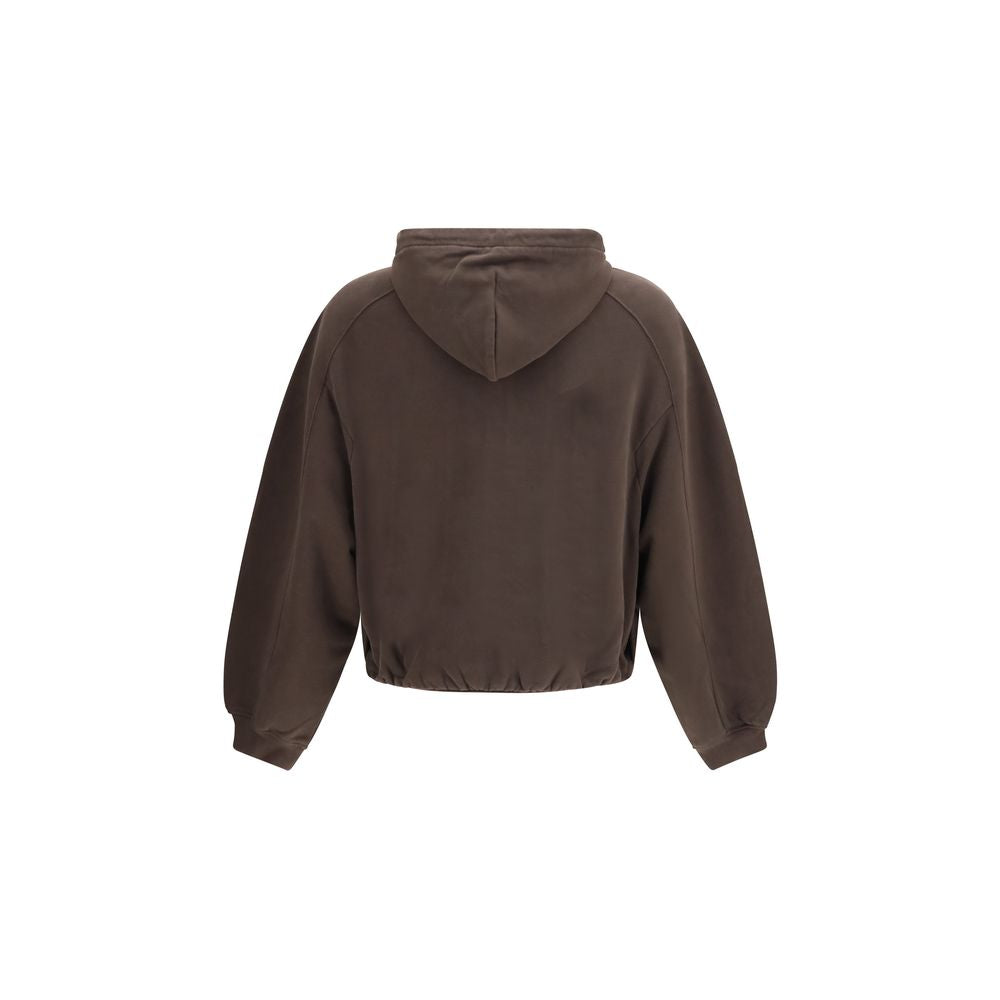 Brown Cotton Sweatshirt